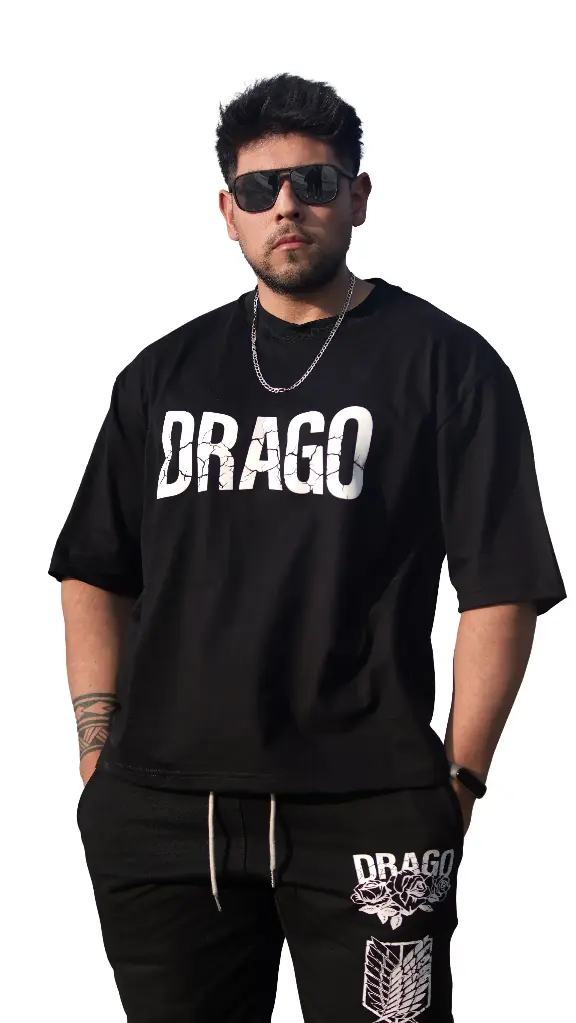 Polera Oversize negro