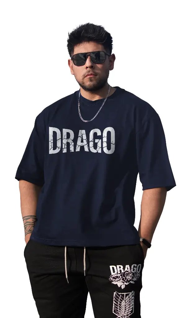 Polera Oversize azul