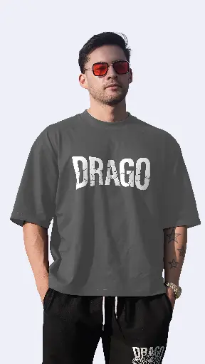 Polera Oversize plomo